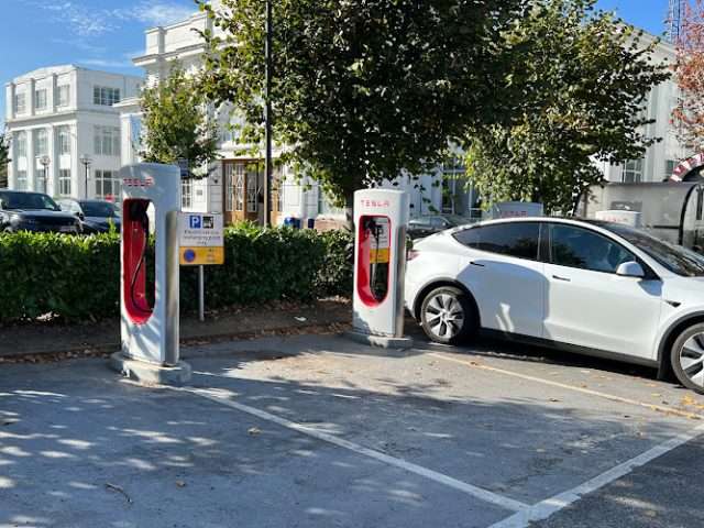 Tesla Supercharger in Croydon United Kingdom of Great Britain and Northern Ireland