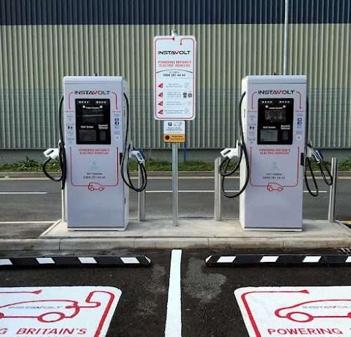 InstaVolt Charging Station in Stafford United Kingdom of Great Britain and Northern Ireland