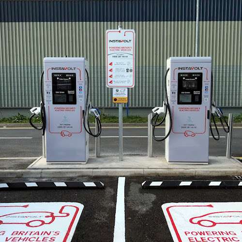 InstaVolt Charging Station EV Charging Station at Costa