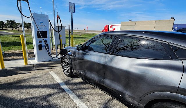 Francis Energy Charging Station in Matfield Green Kansas