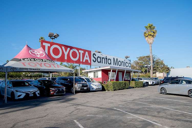 Toyota Santa Monica EV Charging Station at 1230 Santa Monica Blvd