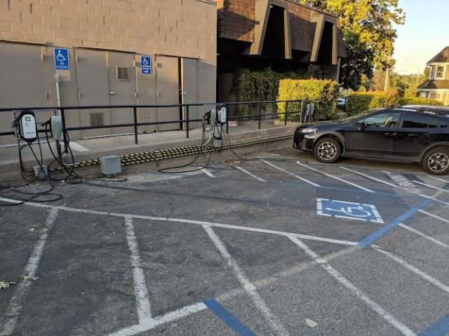Tesla Destination Charger in Los Gatos California