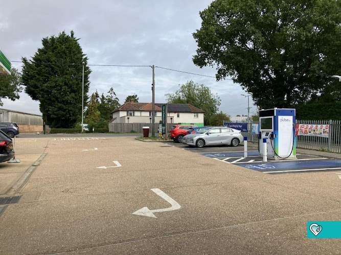 bp pulse Charging Station EV Charging Station at Bluntisham Service Station