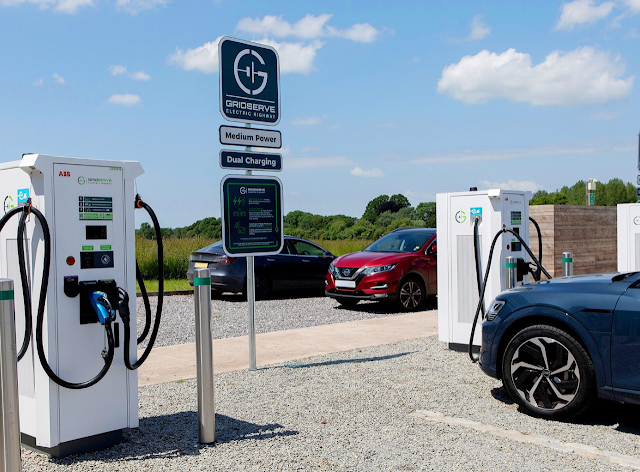 GRIDSERVE Charging Station in Yeovil United Kingdom of Great Britain and Northern Ireland