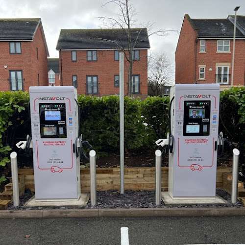InstaVolt Charging Station EV Charging Station at Sainsburys