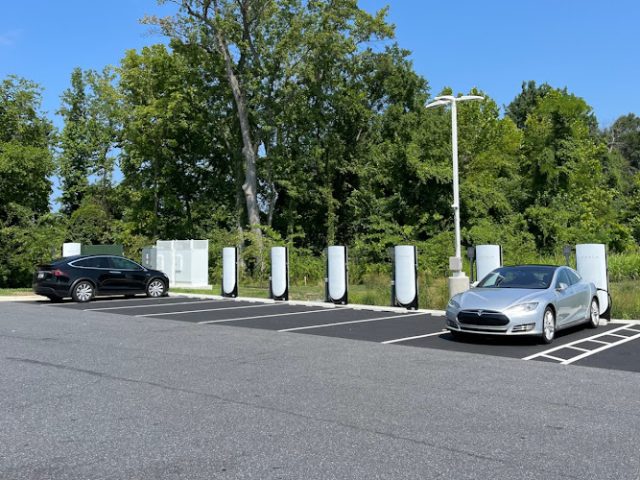 Tesla Supercharger in Easton Maryland