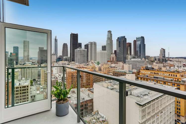 Sentral DTLA at 732 S. Spring | Los Angeles Apartments EV Charging Station at 732 S Spring St