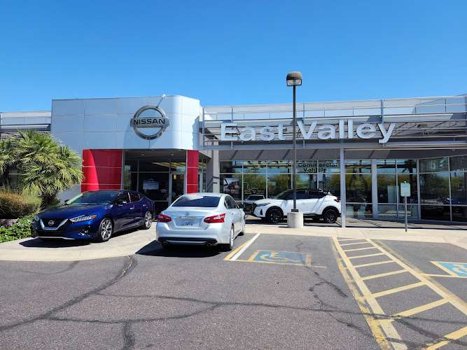 Courtesy Nissan of Mesa EV Charging Station at 6354 E Test Dr