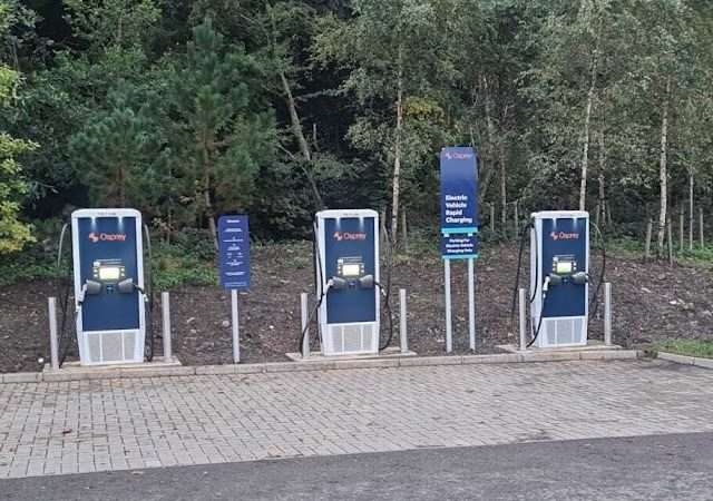 Osprey Charging Station in Glasgow United Kingdom of Great Britain and Northern Ireland