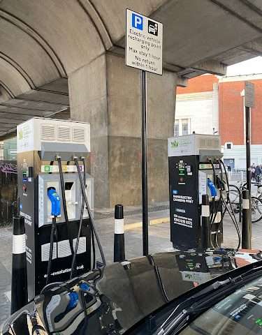 ESB Energy Charging Station in London United Kingdom of Great Britain and Northern Ireland