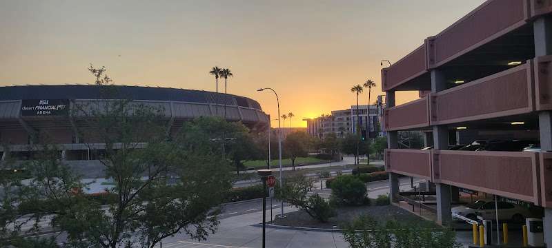 ASU Stadium Parking EV Charging Station at E Veterans Way