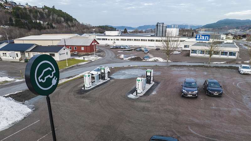 Eviny Charging Station EV Charging Station at Industriveien 1