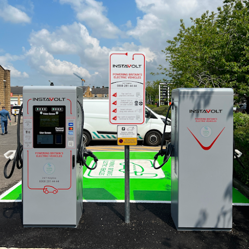 InstaVolt Charging Station EV Charging Station at Briercliffe Shopping Centre