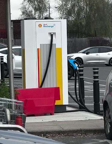 Shell Recharge Charging Station in London United Kingdom of Great Britain and Northern Ireland