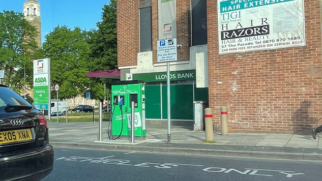 Be.EV Charging Station in Manchester United Kingdom of Great Britain and Northern Ireland