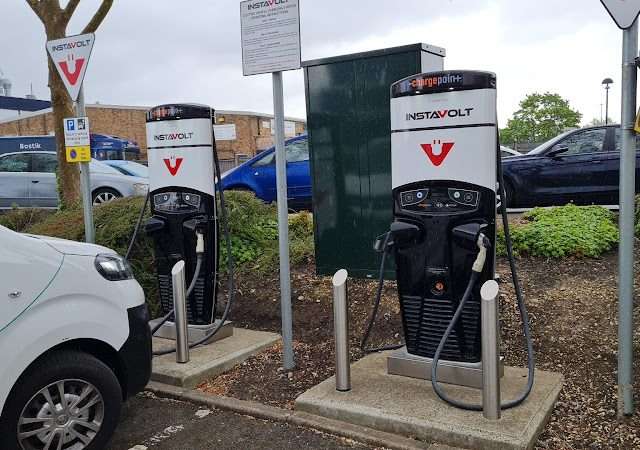 InstaVolt Charging Station in Camberley United Kingdom of Great Britain and Northern Ireland