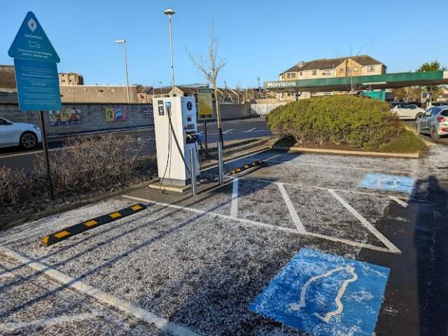 GeniePoint Charging Station in Kirkcaldy United Kingdom of Great Britain and Northern Ireland