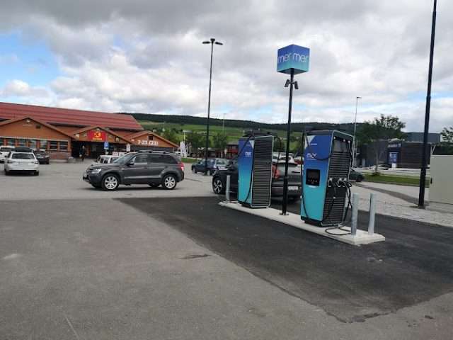 Mer Charging Station in Tynset Norway 2500