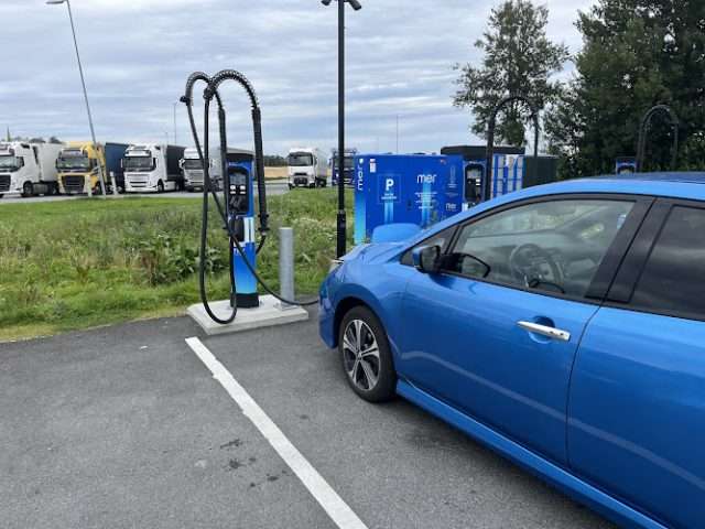 Mer Charging Station in Levanger Norway 7608