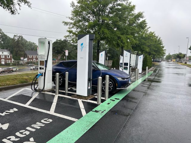 Electrify America Charging Station in Falls Church Virginia