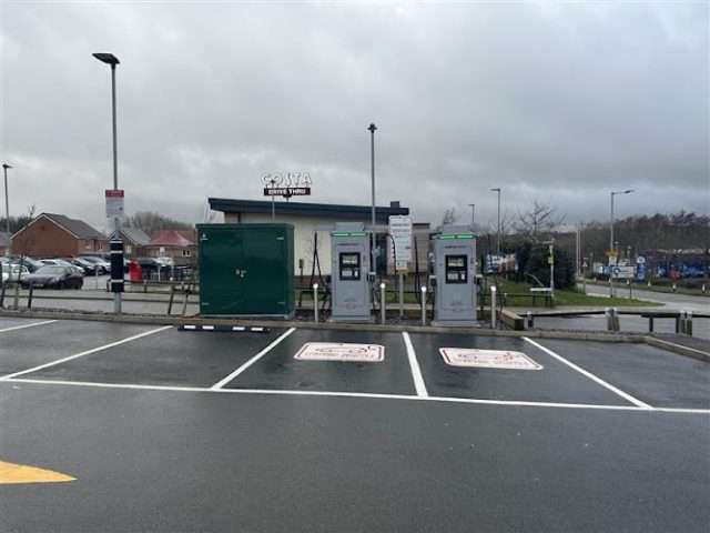 InstaVolt Charging Station in Stowmarket United Kingdom of Great Britain and Northern Ireland