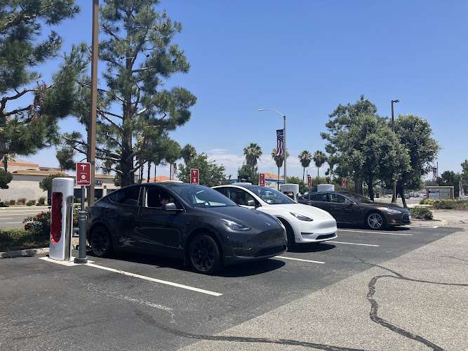 Tesla Supercharger EV Charging Station at Commons At Temecula