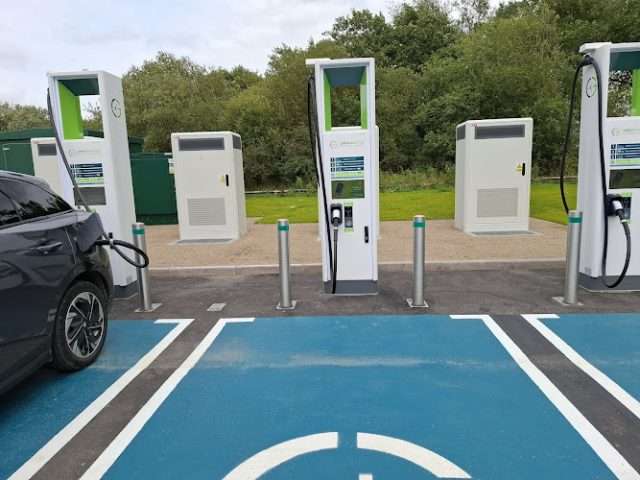 GRIDSERVE Charging Station in Carlisle United Kingdom of Great Britain and Northern Ireland