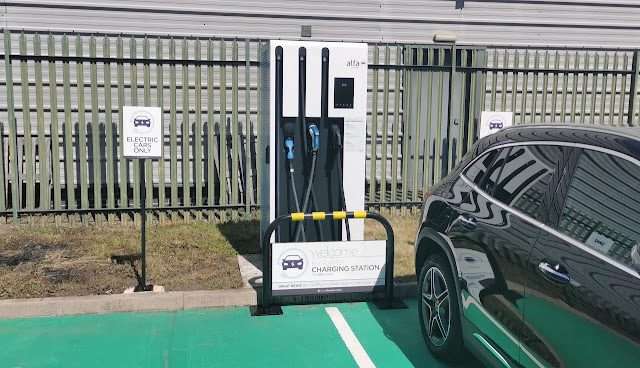 Alfa Power Charging Station in Retford United Kingdom of Great Britain and Northern Ireland