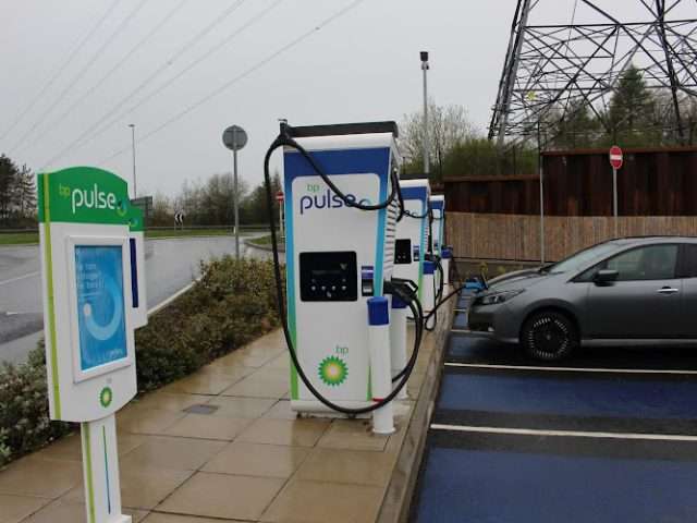 bp pulse Charging Station in Macclesfield United Kingdom of Great Britain and Northern Ireland