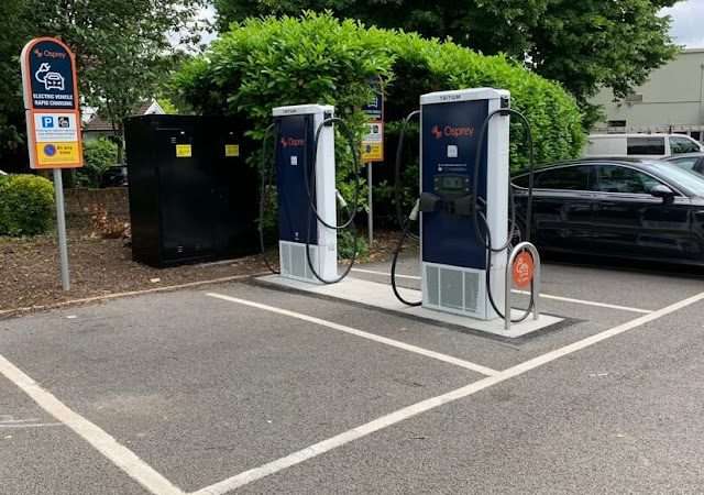 Osprey Charging Station in Cardiff United Kingdom of Great Britain and Northern Ireland