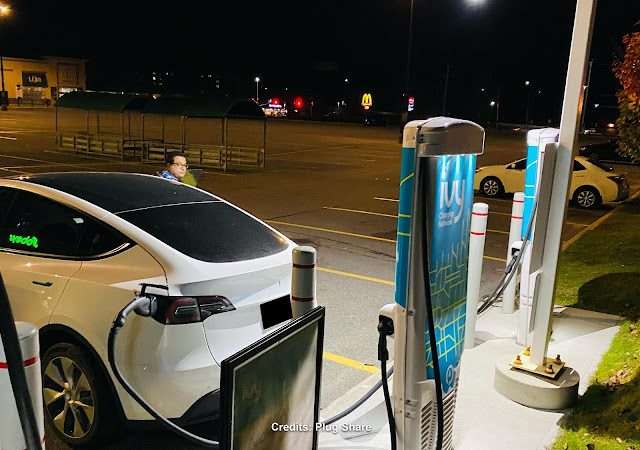 Ivy Charging Station in Gravenhurst Ontario Canada