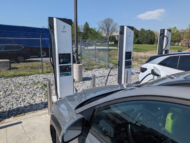 Electrify America Charging Station in Carlisle Pennsylvania