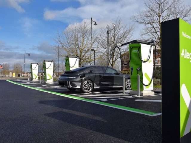 Allego Charging Station in Chatham United Kingdom of Great Britain and Northern Ireland