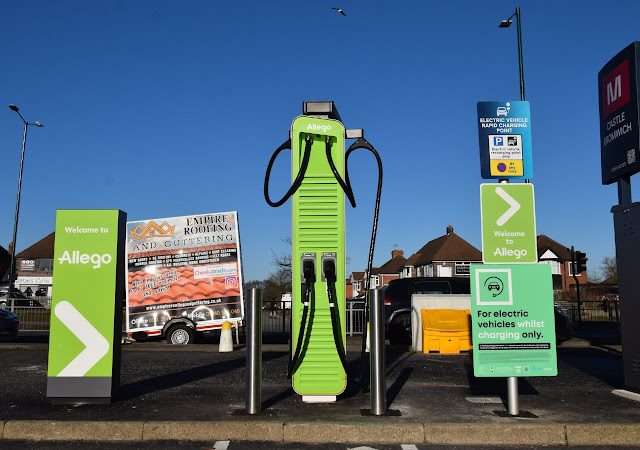 Allego Charging Station in Allego United Kingdom of Great Britain and Northern Ireland