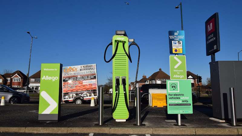 Allego Charging Station EV Charging Station at Allego B34 7EH