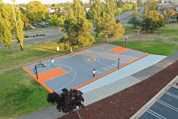 Redwood Life Basketball Courts EV Charging Station at 1200 Bridge Pkwy