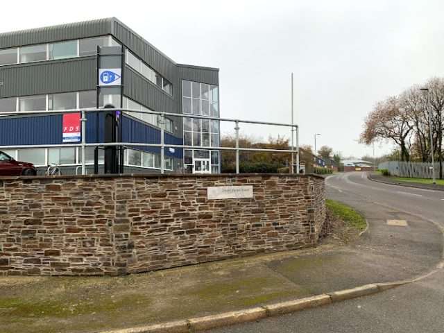 Pod Point Charging Station in South Molton United Kingdom of Great Britain and Northern Ireland