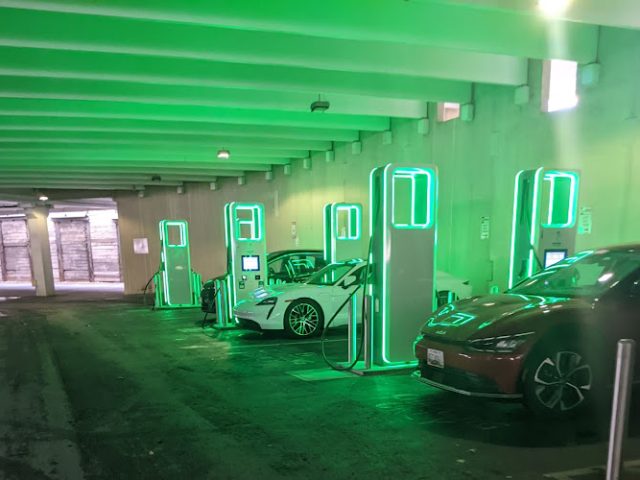 Electrify America Charging Station in Silver Spring Maryland