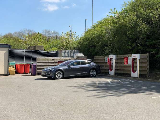 Tesla Supercharger EV Charging Station at Capitol Blvd