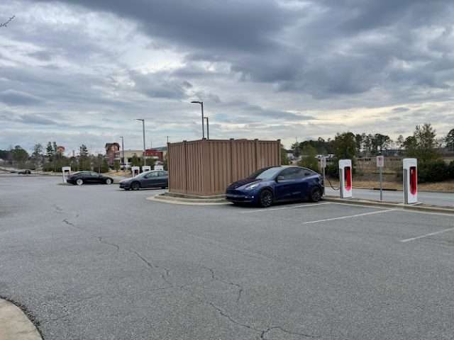 Tesla Supercharger in Little Rock Arkansas