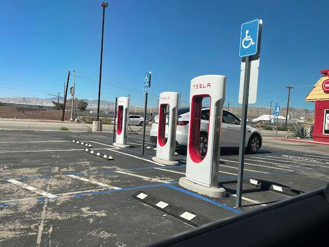 Tesla Supercharger EV Charging Station at Sierra Hwy #16246