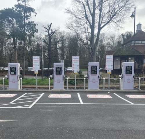 InstaVolt Charging Station in Ongar United Kingdom of Great Britain and Northern Ireland