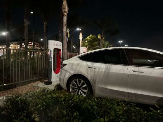 Tesla Supercharger in Hawaiian Gardens California