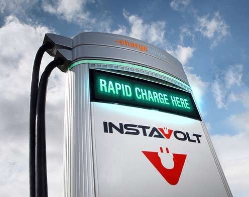InstaVolt Charging Station in Wigan United Kingdom of Great Britain and Northern Ireland