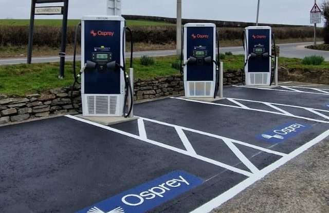 Osprey Charging Station in Pontypridd United Kingdom of Great Britain and Northern Ireland