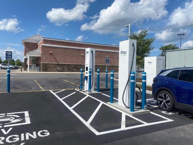 EVgo Charging Station in Norfolk Virginia