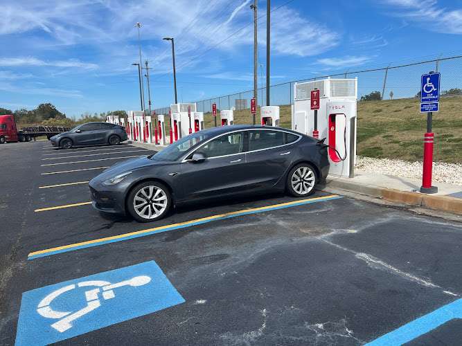 Tesla Supercharger EV Charging Station at E Washington Ave #823