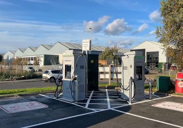 InstaVolt Charging Station in South Shields United Kingdom of Great Britain and Northern Ireland