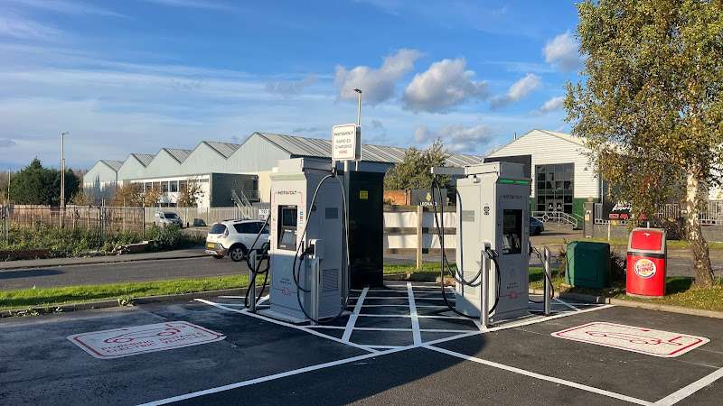 InstaVolt Charging Station EV Charging Station at Burger King UK Ltd