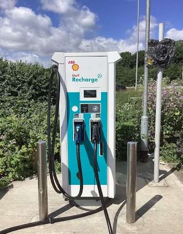 Shell Recharge Charging Station in Newark United Kingdom of Great Britain and Northern Ireland